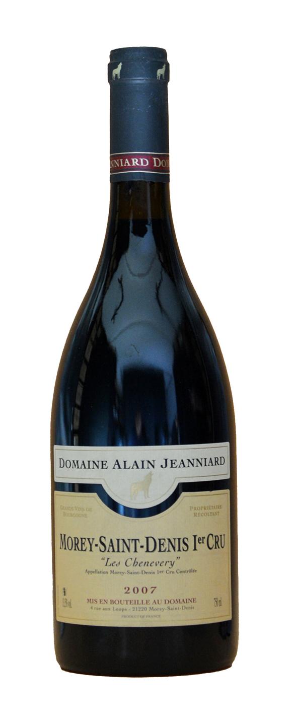 Domaine Alain Jeanniard Les Chenevery Morey-Saint-Denis Premier Cru 2007