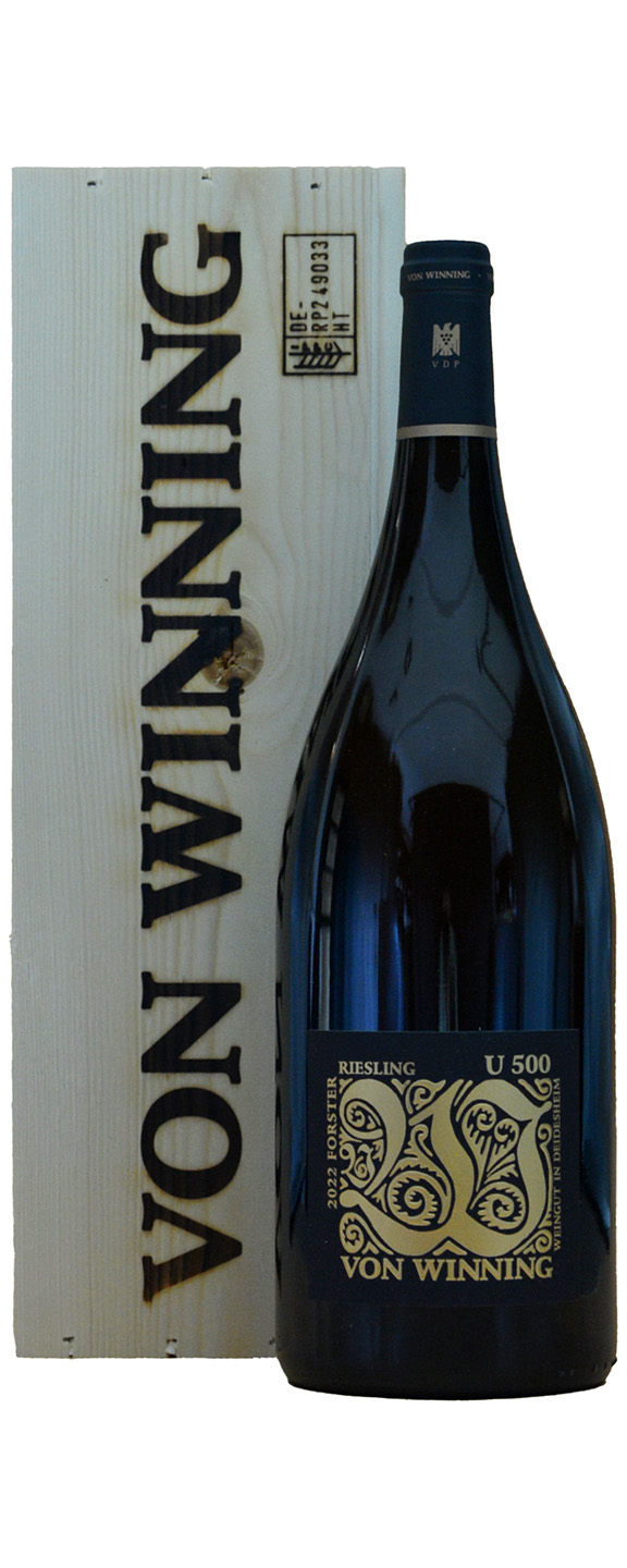 Magnum (1,5 L) Von Winning Forster U 500 Riesling in OHK 2022