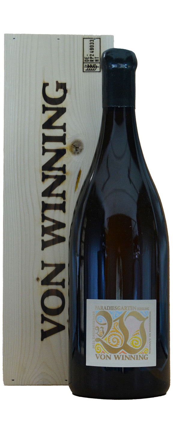 Doppelmagnum (3,0 L) Von Winning Deidesheimer Paradiesgarten Riesling in OHK 2022