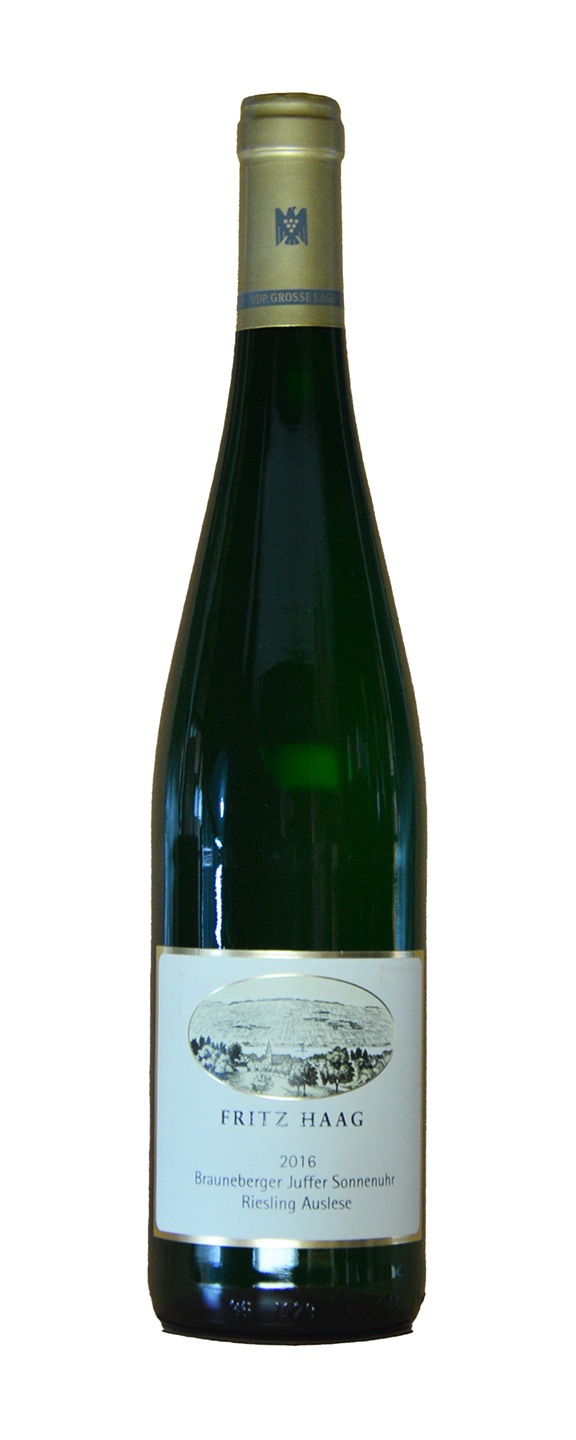 Fritz Haag Brauneberger Juffer Sonnenuhr Riesling Auslese Große Lage Goldkapsel 2016