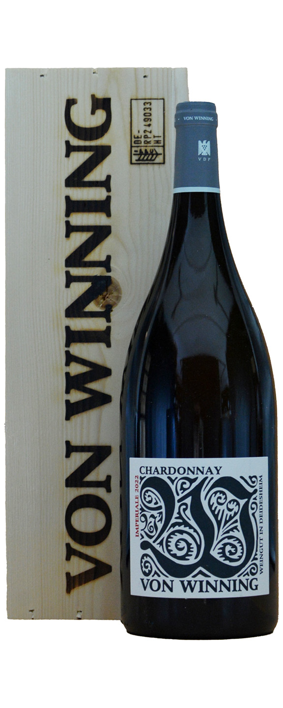 Magnum (1,5 L) Von Winning Chardonnay Imperiale in OHK 2022
