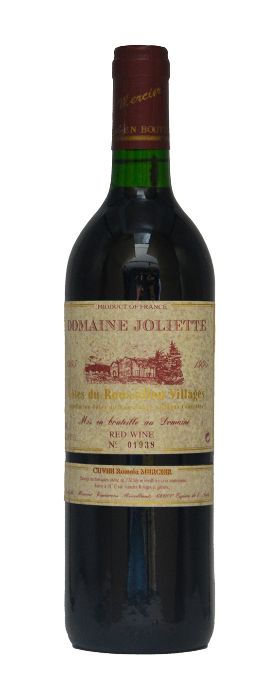 Philippe Mercier Domaine Joliette Cotes du Roussillon Villages Cuvee Romain Mercier 1995 (EA)