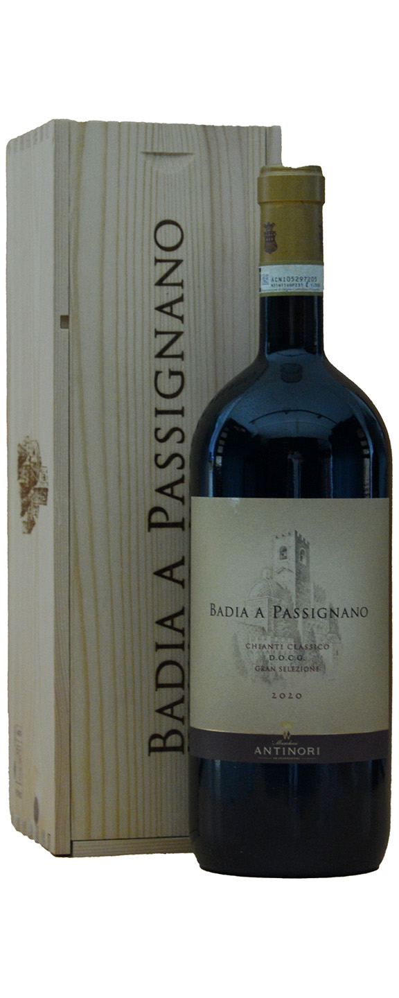 Magnum (1,5 L) Marchesi Antinori Badia a Passignano Chianti Classico Gran Selezione in OHK 2020