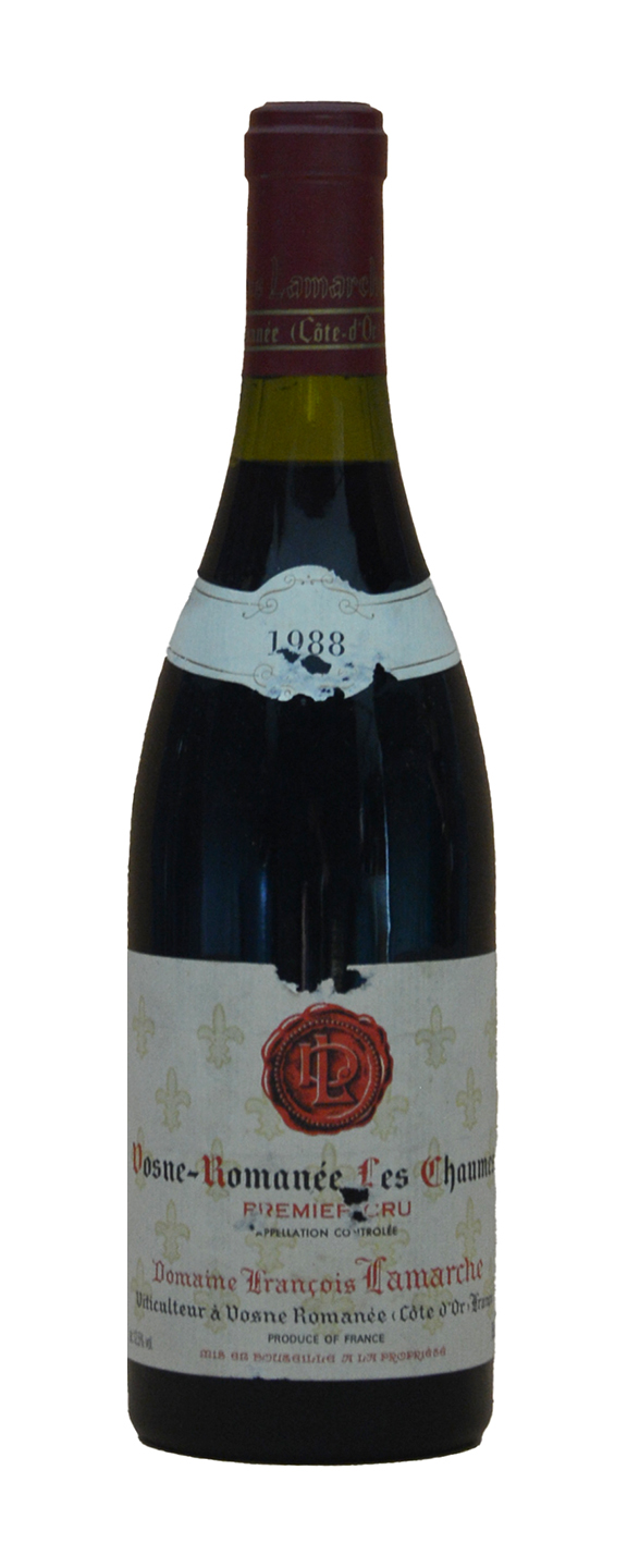 Francois Lamarche Les Chaumes Vosne-Romanee Premier Cru 1988