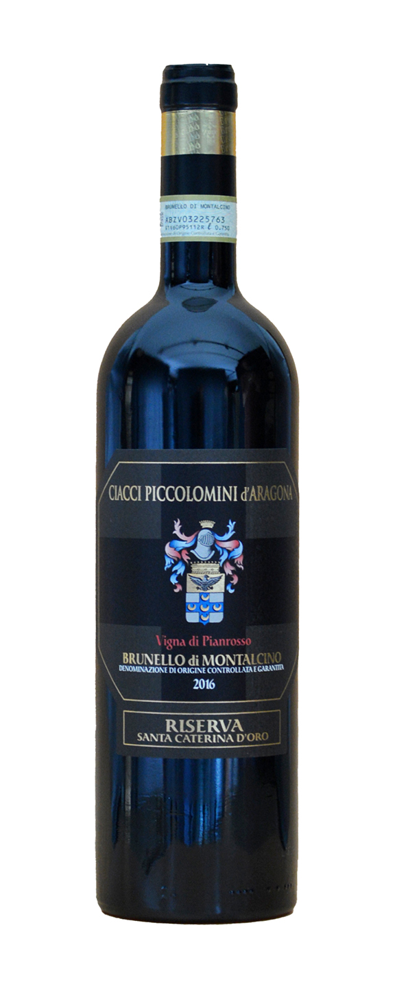 Ciacci Piccolomini d'Aragona Vigna di Pianrosso Santa Caterina d'Oro Brunello di Montalcino Riserva 2016