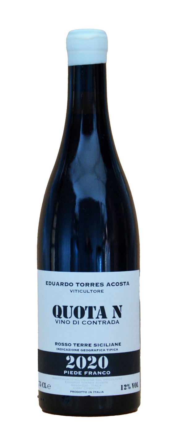 Eduardo Torres Acosta Viticultore Quota N Vino di Contrada Rosso Terre Siciliane 2020