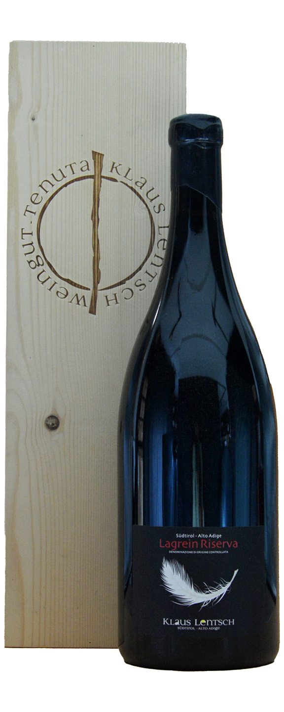 Doppelmagnum (3,0 L) Klaus Lentsch Lagrein Riserva Südtirol Veltliner in OHK 2014