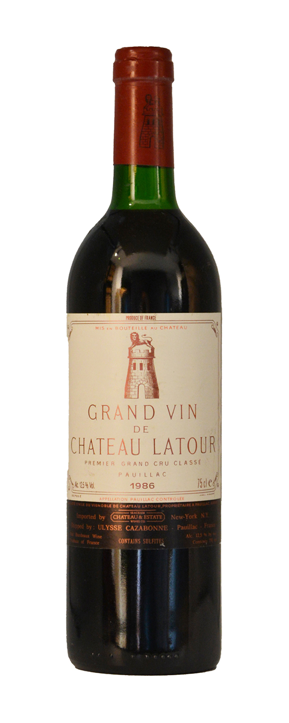 FR02599 Chateau Latour 1er Grand Cru Classe 1986