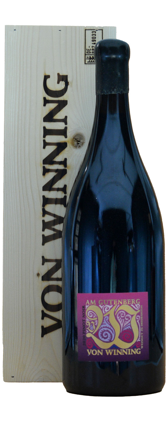 Doppelmagnum (3,0 L) Von Winning Am Gutenberg Pinot Noir in OHK 2020