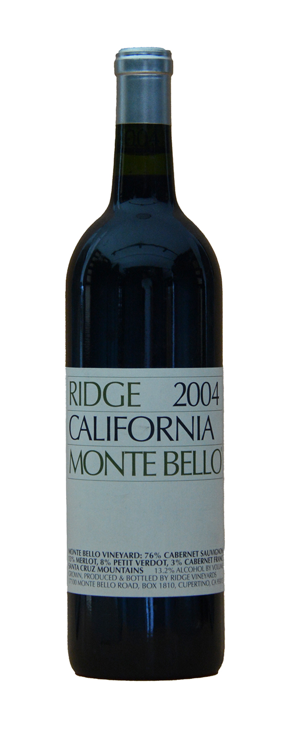 Ridge Vineyards Monte Bello 2004