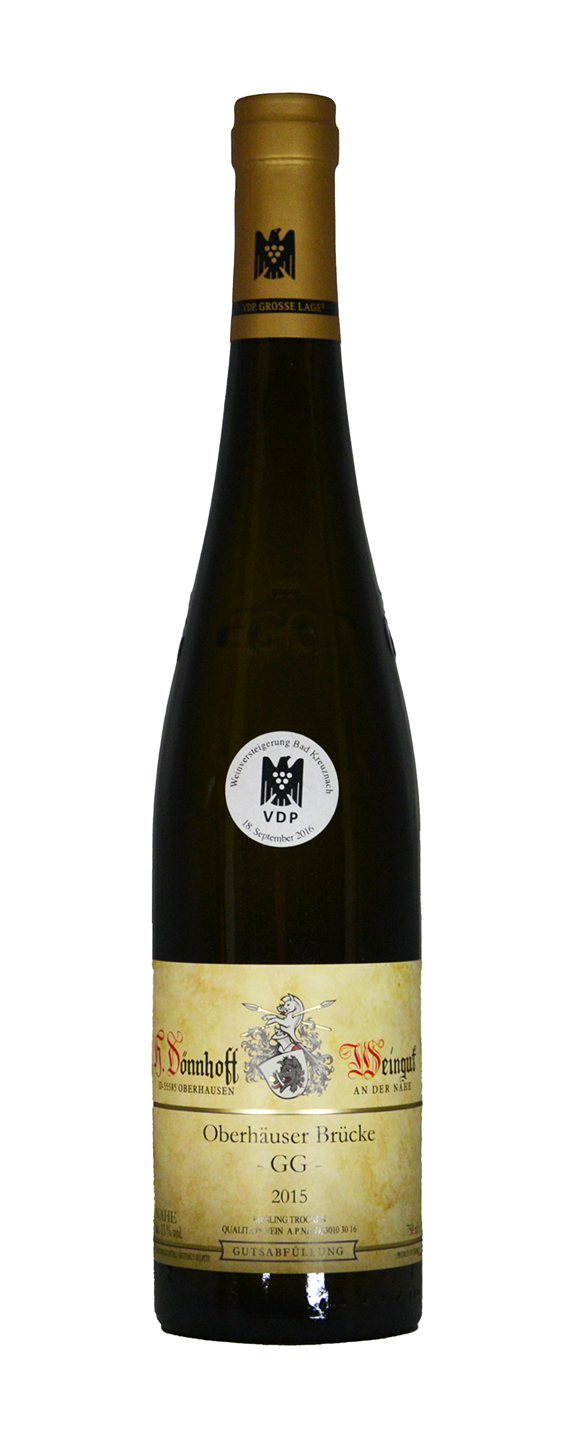 Dönnhoff Oberhäuser Brücke Riesling GG VDP Versteigerung 2015 Dönnhoff Oberhäuser Brücke Riesling GG VDP Versteigerung 2015