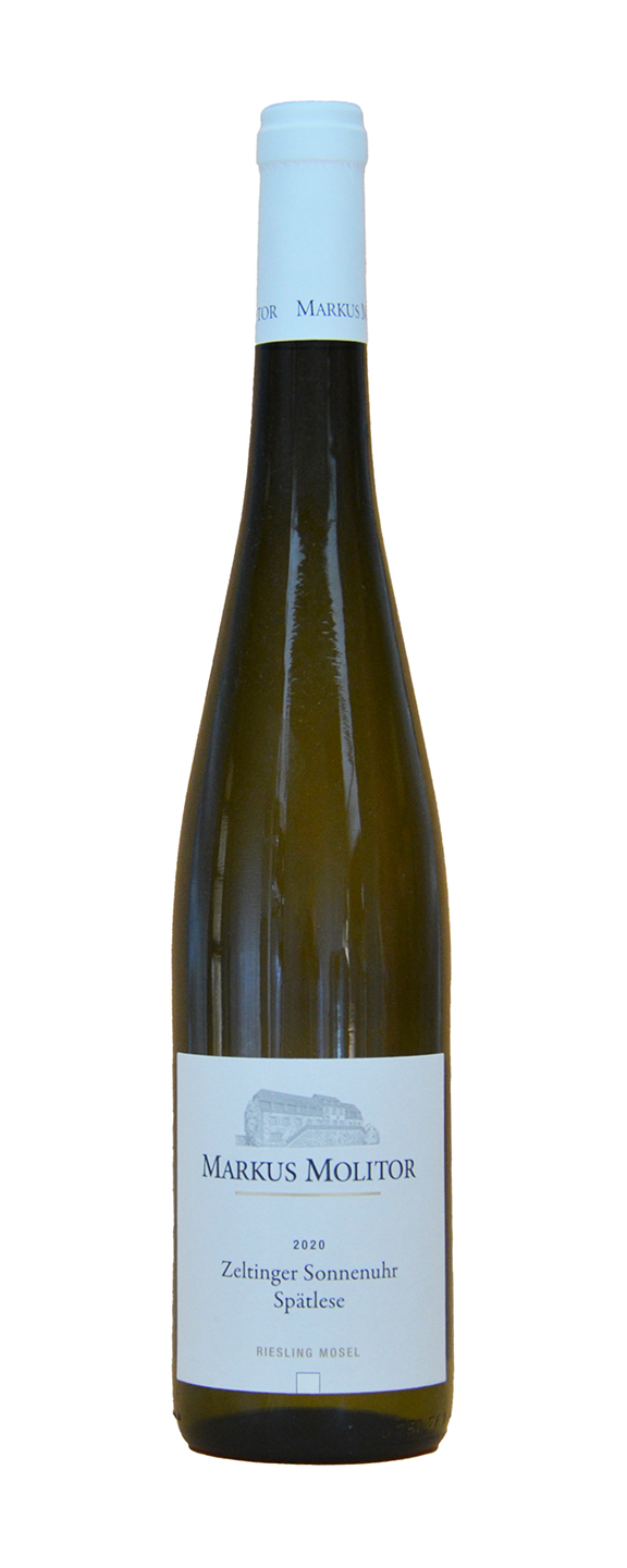 Markus Molitor Zeltinger Sonnenuhr Riesling Spätlese weisse Kapsel 2020