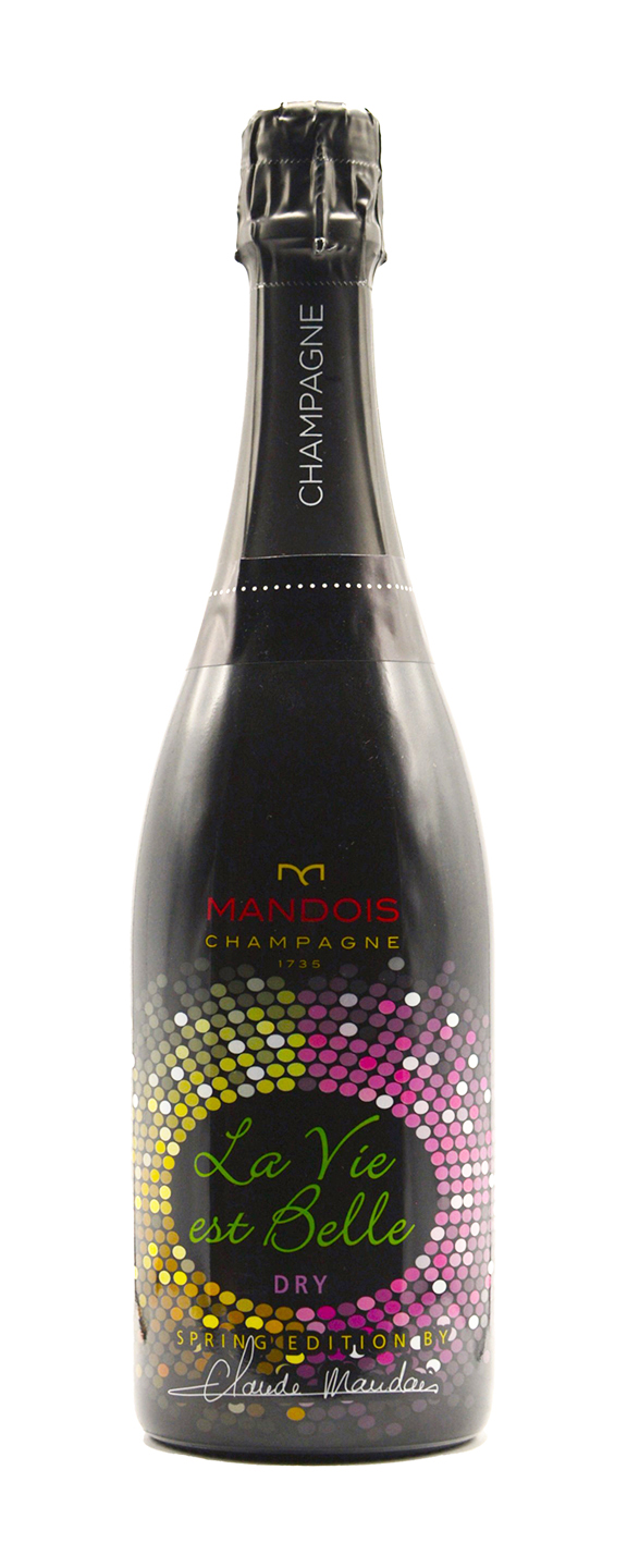 Mandois Champagne La Vie est Belle Spring Edition by Claude Mandois Dry