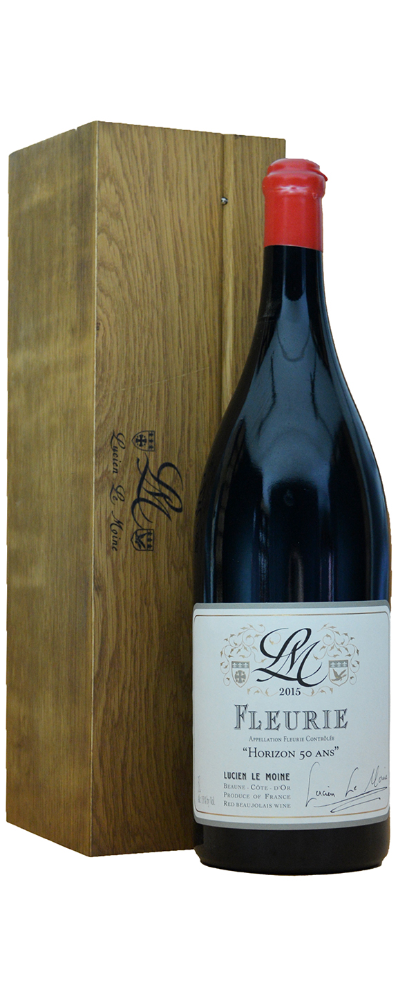 Doppelmagnum (3,0 L) Lucien Le Moine Fleurie Horizon 50 Ans in OHK 2015