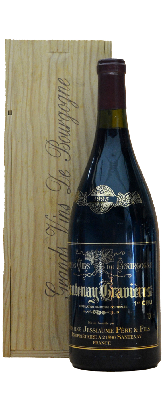 Magnum (1,5 L) Domaine Jessiaume Les Gravieres Santenay Premier Cru in OHK 1995