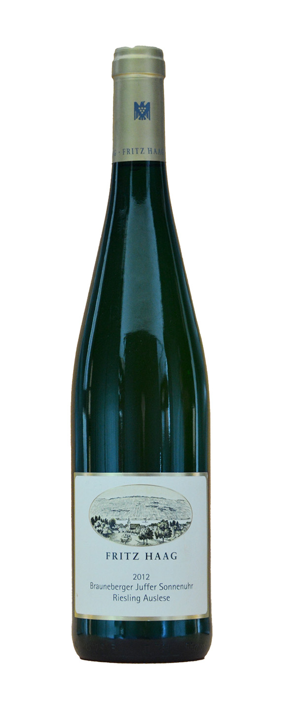 Fritz Haag Brauneberger Juffer Sonnenuhr Riesling Auslese Goldkapsel 2012