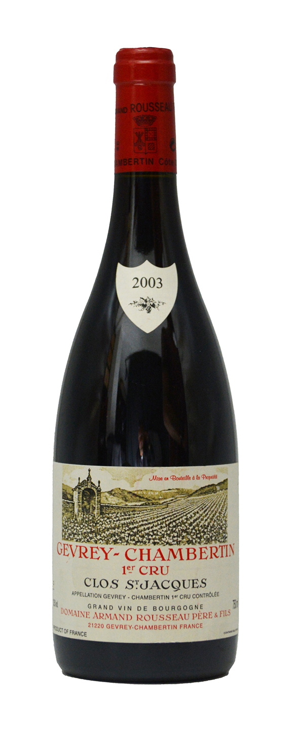 Armand Rousseau Pere et Fils Clos Saint-Jacques Premier Cru 2003 Armand Rousseau Pere et Fils Clos Saint-Jacques Premier Cru 2003