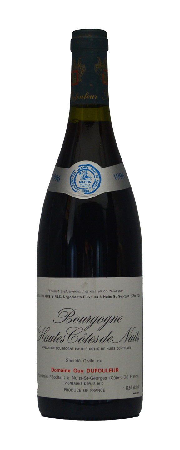 Guy Dufouleur Bourgogne Hautes Cotes de Nuits 1996
