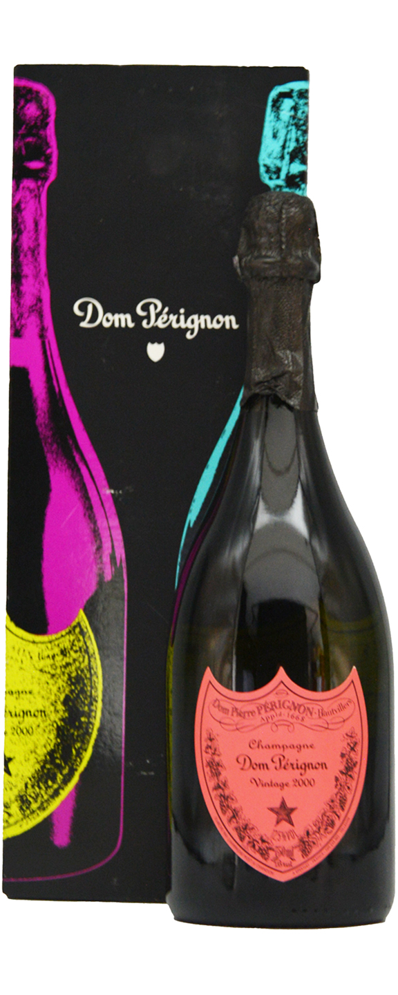 Dom Perignon Andy Warhol Tribute Collection Brut (Pink label) im GK 2000