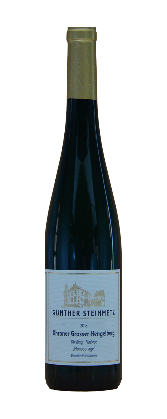 Günther Steinmetz Monopollage Dhroner Grosser Hengelberg Riesling Auslese 2018