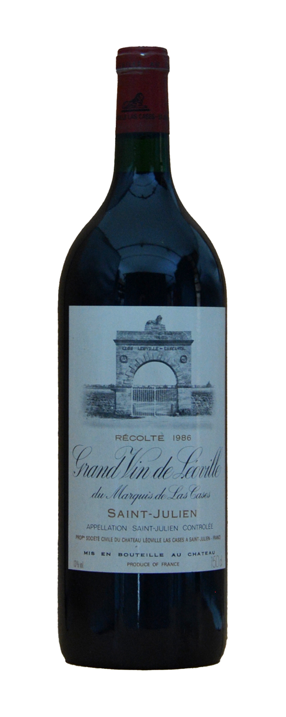 Magnum (1,5 L) Chateau Leoville Las Cases Grand Vin de Leoville  1986