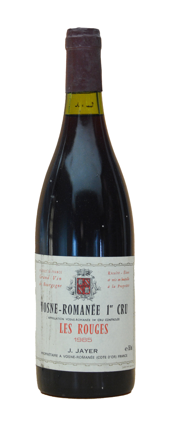 Jacqueline Jayer Les Rouges Vosne-Romanee Premier Cru 1985