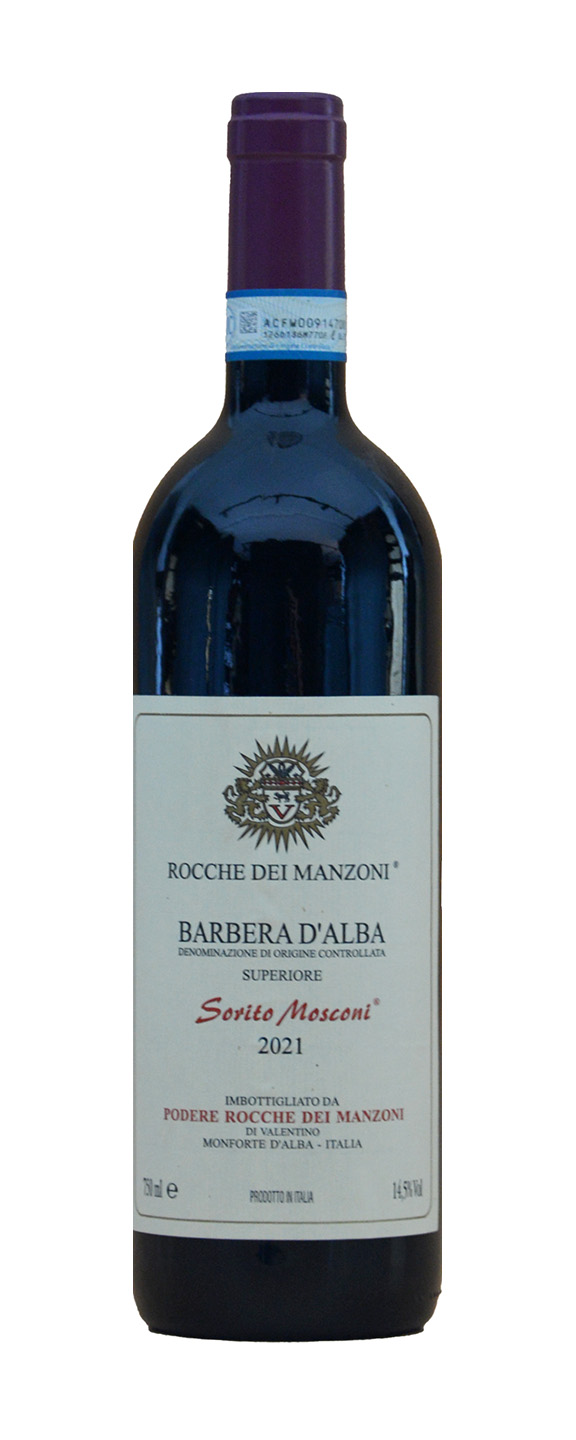 Podere Rocche dei Manzoni Sorito Mosconi Barbera D'Alba 2021