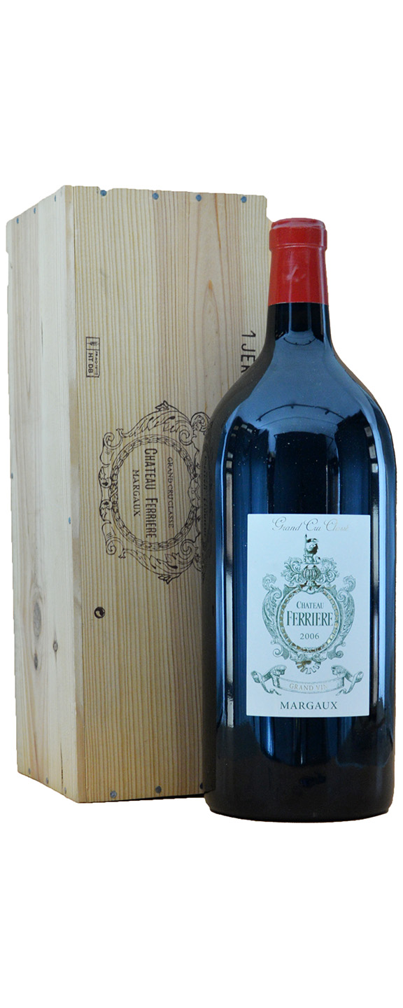 Jeroboam (5,0 L) Chateau Ferriere Grand Cru Classe Margaux in OHK 2006