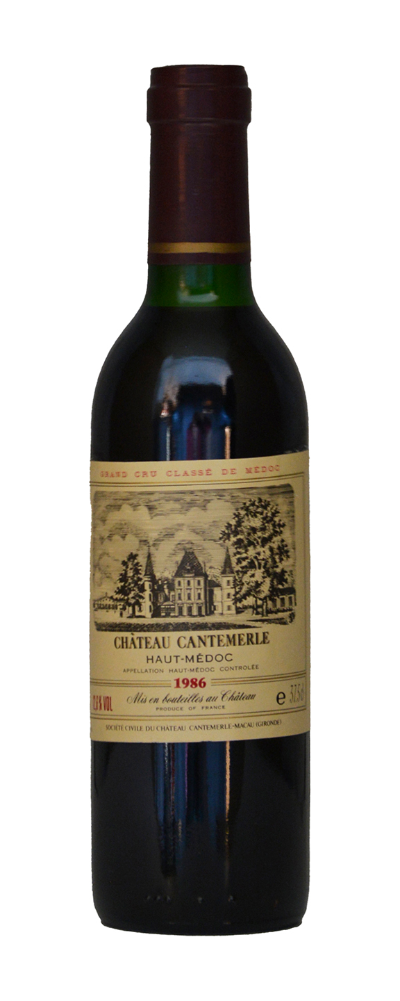 FR02527qMg05S3kS3x7f (0,375 L) Chateau Cantemerle Grand Cru Classe 1986