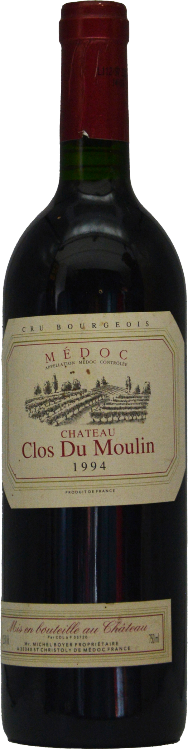 Clos du Moulin Cru Bourgeois Medoc 1994